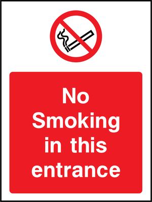 Prohibition - Smoking Sign