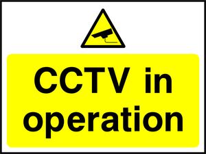 A CCTV in operation